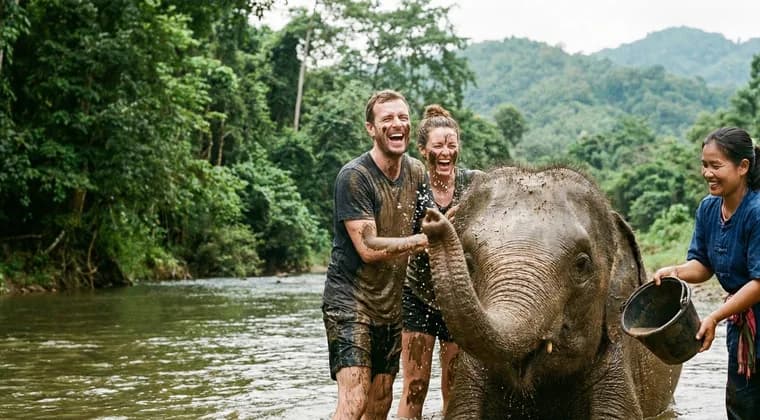 Beautiful scenery during a guided Thailand tour